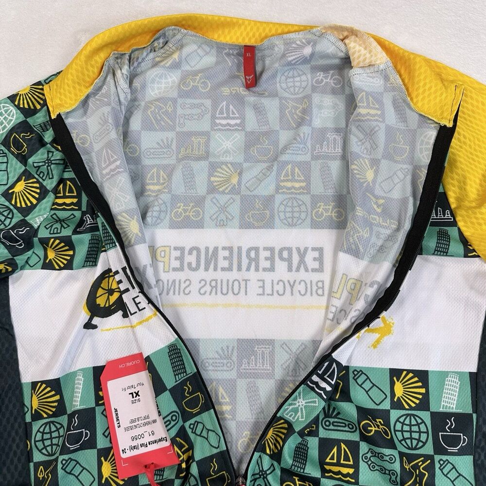 New Cuore Experience Plus Italy Cycling Jersey Womens XL Full Zip Short Sleeve - Picture 15 of 15